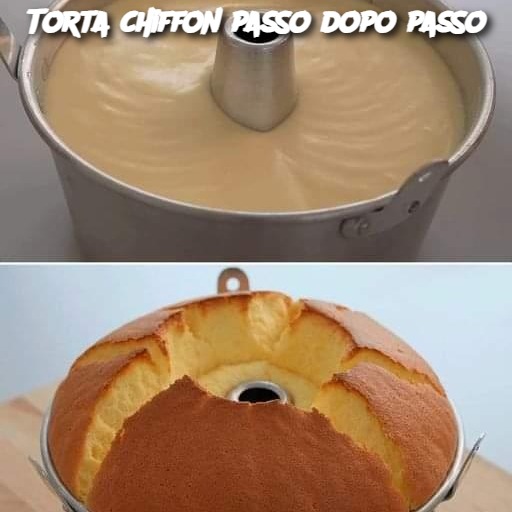 Torta chiffon passo dopo passo