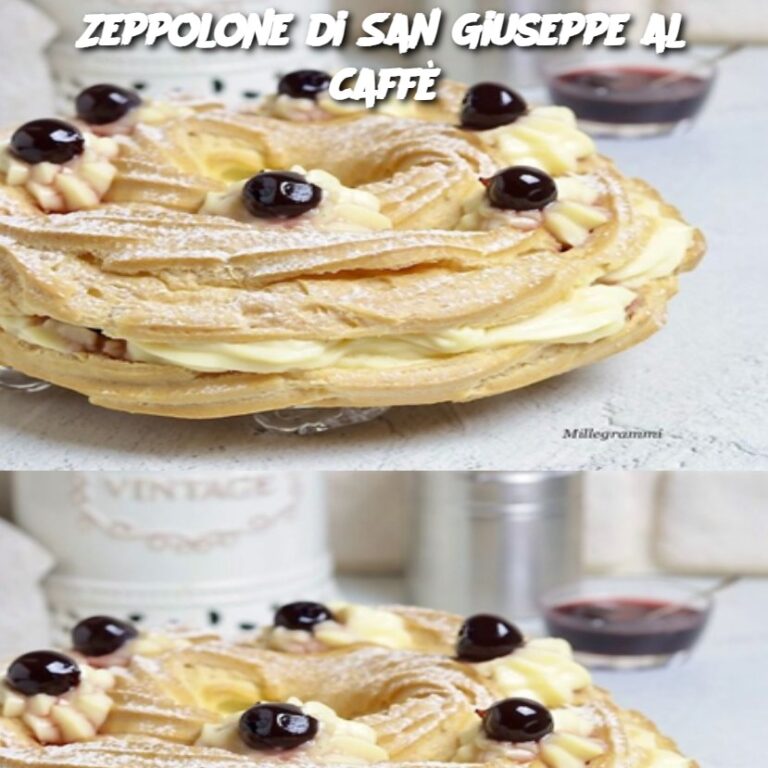 Zeppolone di San Giuseppe al caffè