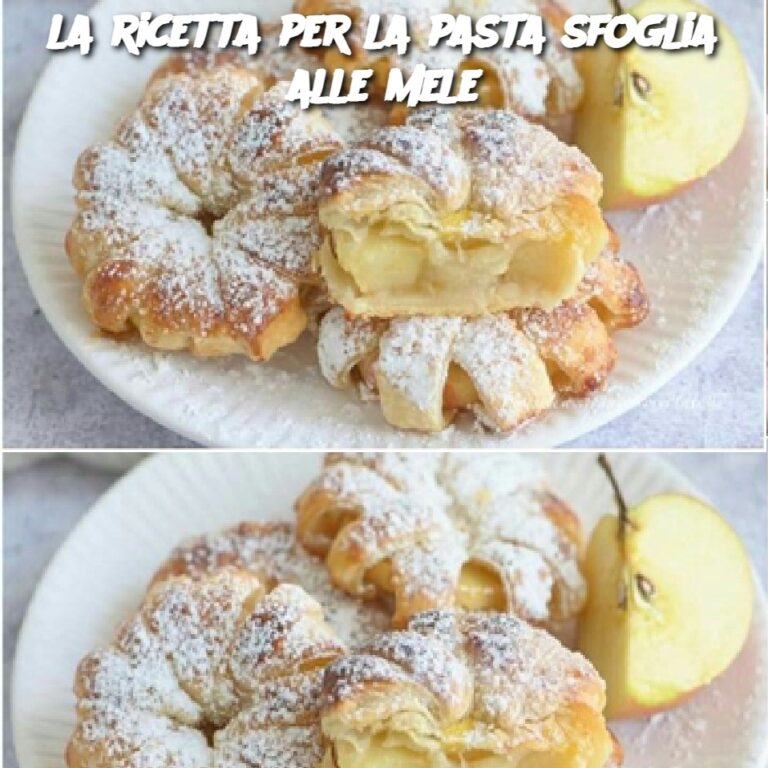la ricetta per la pasta sfoglia alle mele