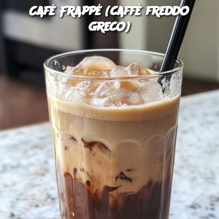 Café Frappé (caffè freddo greco)