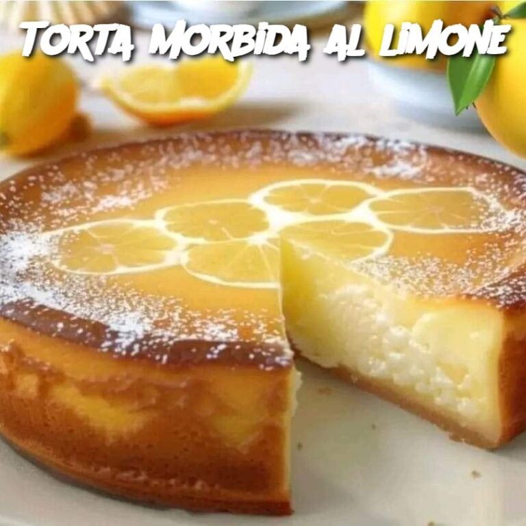 Torta morbida al limone