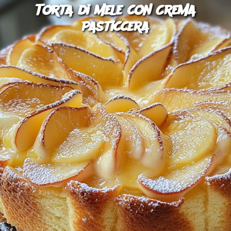 Torta di Mele con Crema Pasticcera