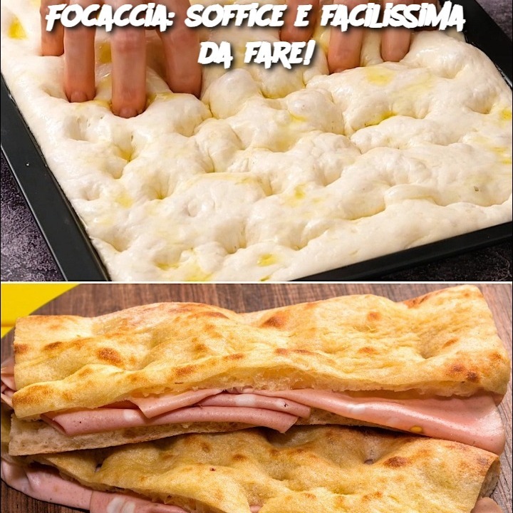 Focaccia: soffice e facilissima da fare