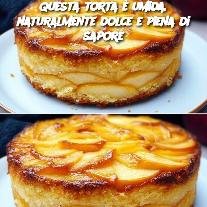 Questa torta è umida, naturalmente dolce e piena di sapore