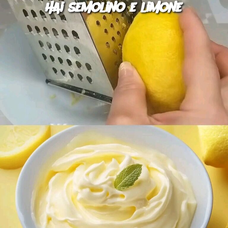 Hai semolino e limone