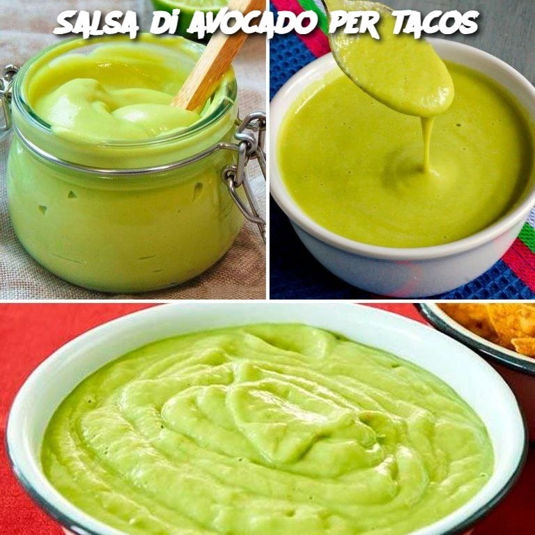 Salsa di avocado per tacos