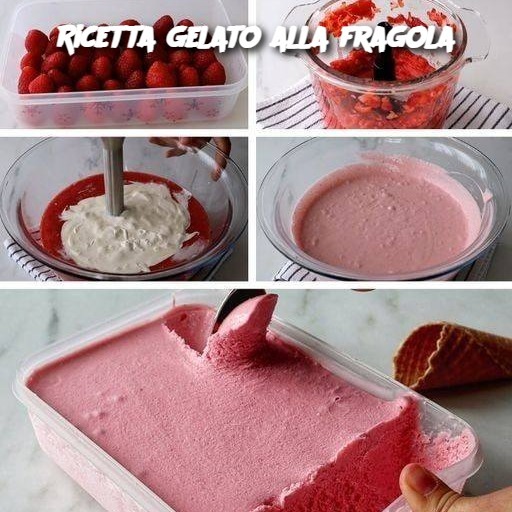 Ricetta gelato alla fragola