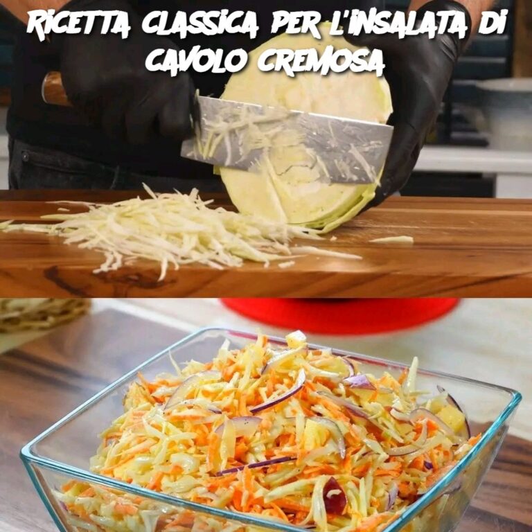 Ricetta classica per l’insalata di cavolo cremosa