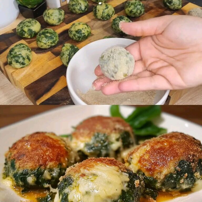 Come preparare le polpette di mozzarella ripiene di spinaci