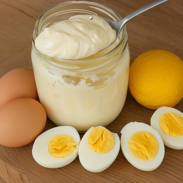 La maionese fatta con le uova sode è molto più leggera