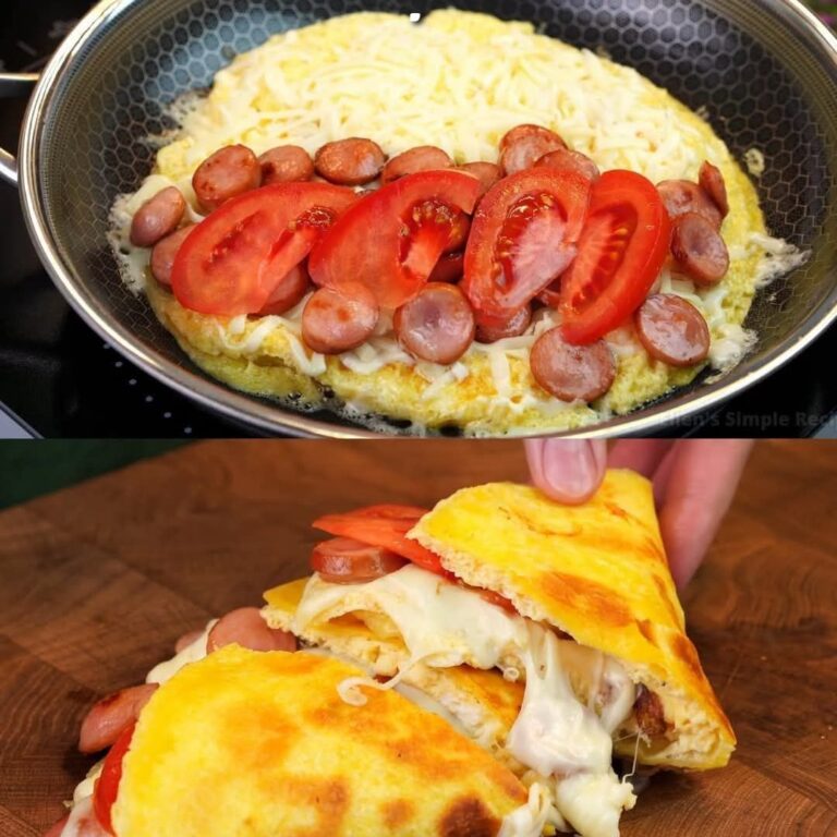 Tortilla Wrap con salsiccia e uova