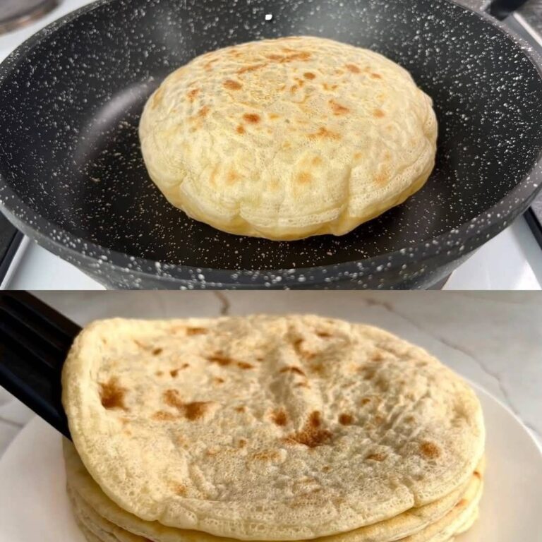 Basta mescolare la farina con l’acqua! Pronto in soli 5 minuti! Senza impastare