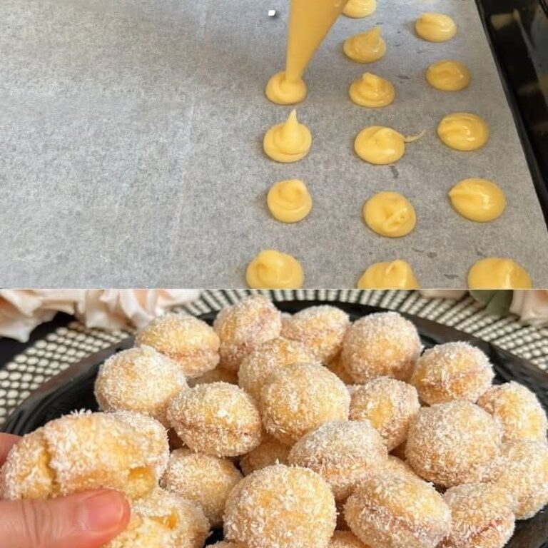 Biscotti semplici al cocco ripieni di marmellata