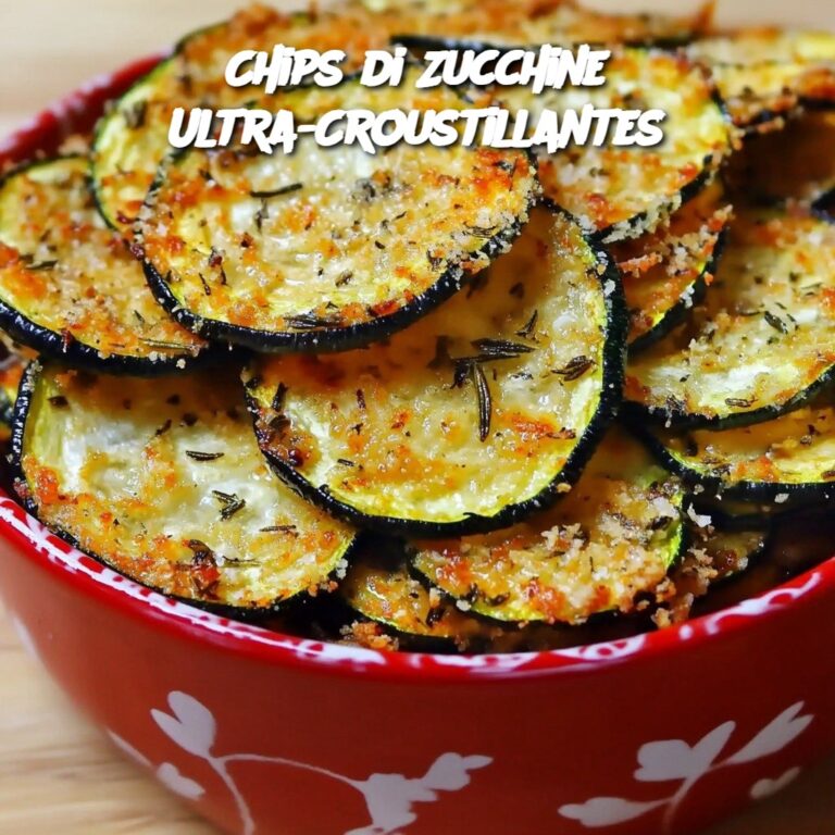 Chips di Zucchine Ultra-Croustillantes