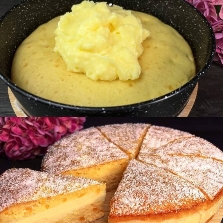 Torta semplice al gusto di pesca, limone e cocco, super soffice e umida