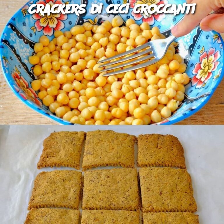 Crackers di ceci croccanti