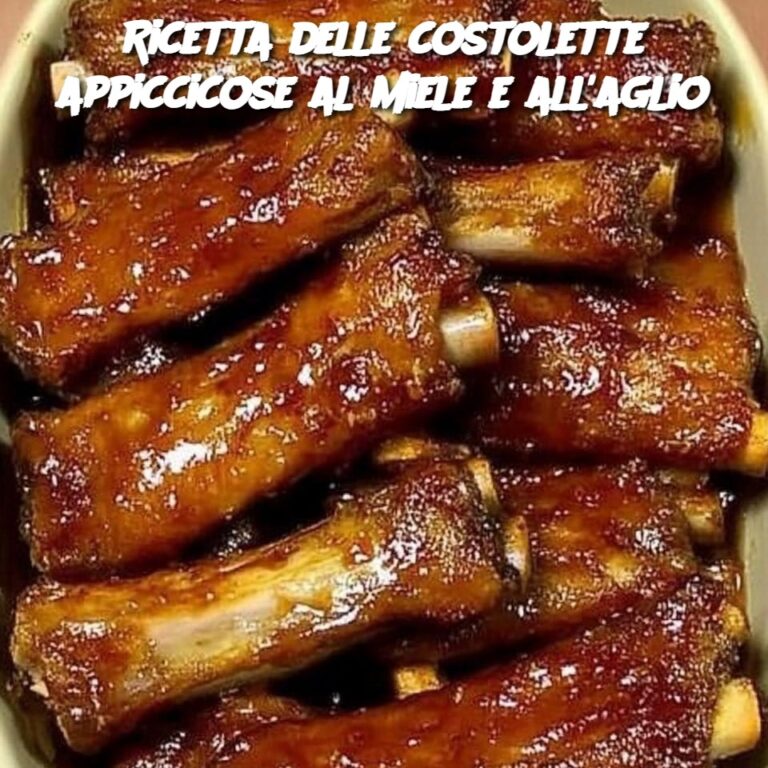 Ricetta delle costolette appiccicose al miele e all'aglio