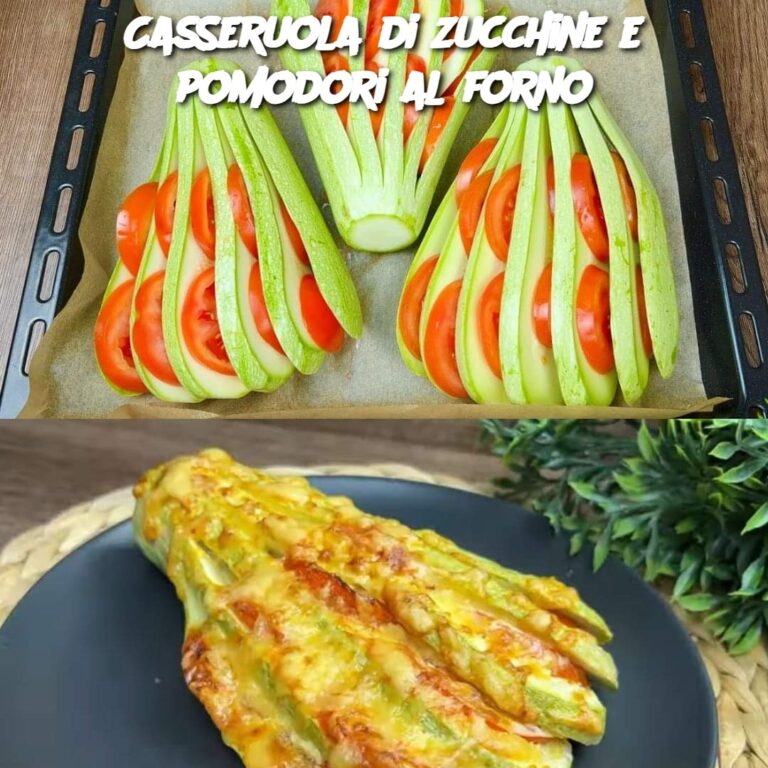 Casseruola di zucchine e pomodori al forno