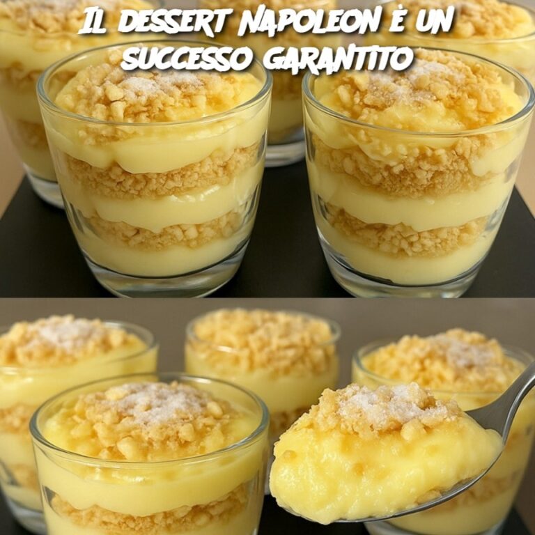 Il dessert Napoleon è un successo garantito