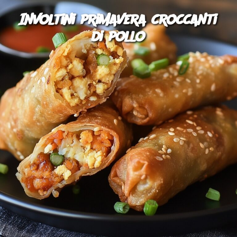 Involtini primavera croccanti di pollo