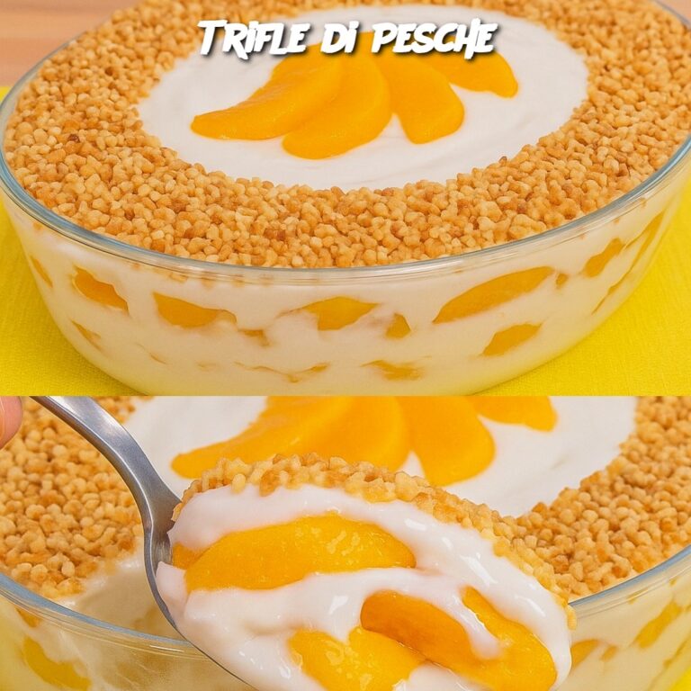 Trifle di Pesche