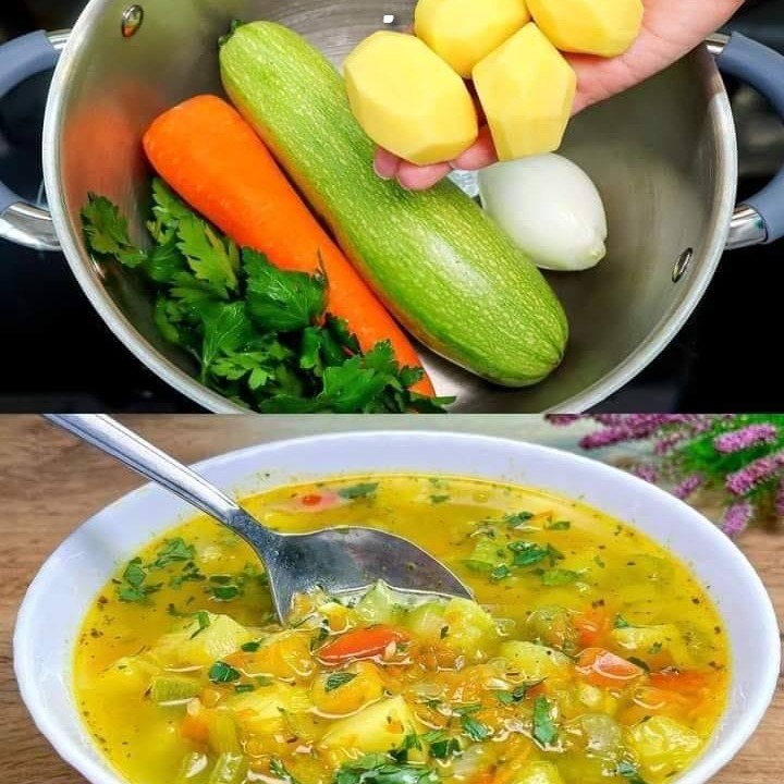 Zuppa di verdure sostanziosa con crostini fatti in casa: una delizia confortante