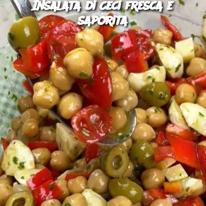 Insalata di Ceci fresca e saporita