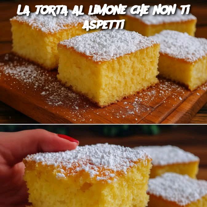 La torta al limone che non ti aspetti