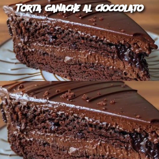 Torta ganache al cioccolato