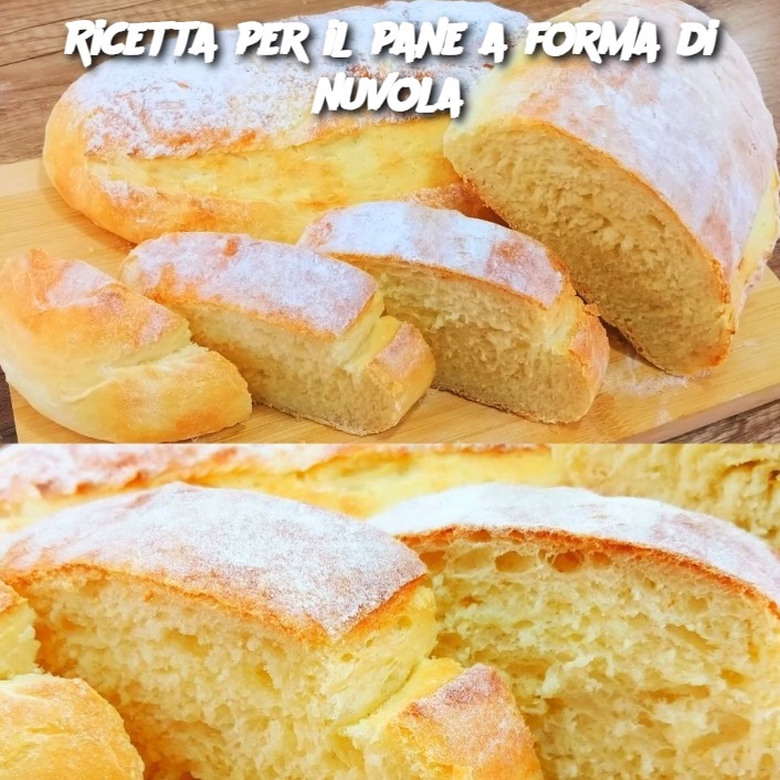 Ricetta per il pane a forma di nuvola