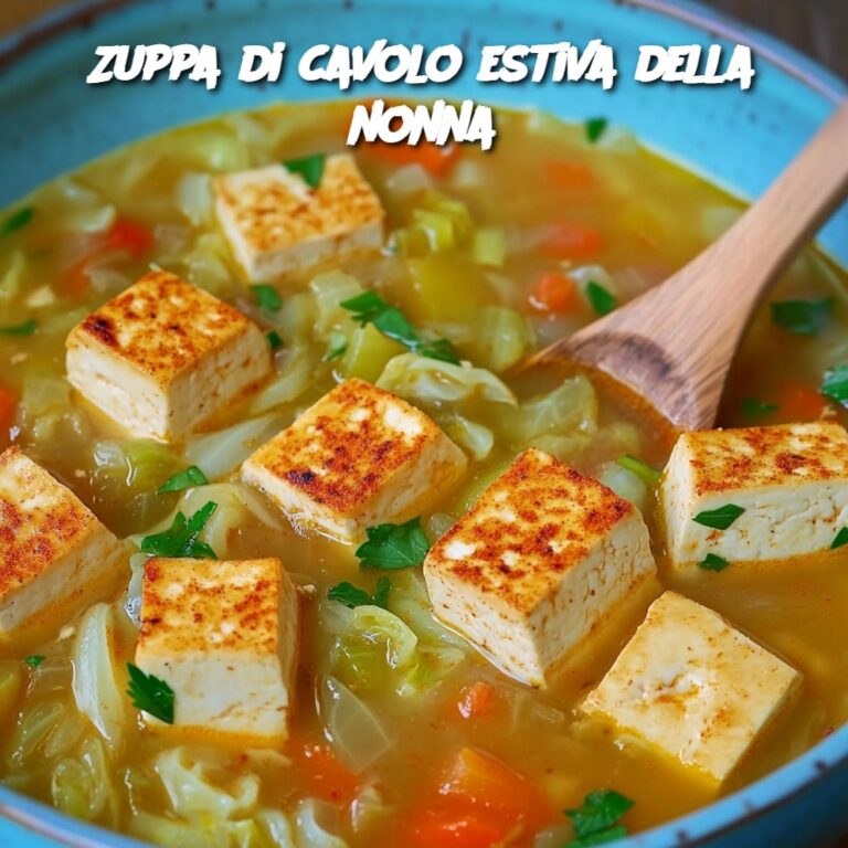 Zuppa di cavolo estiva della nonna