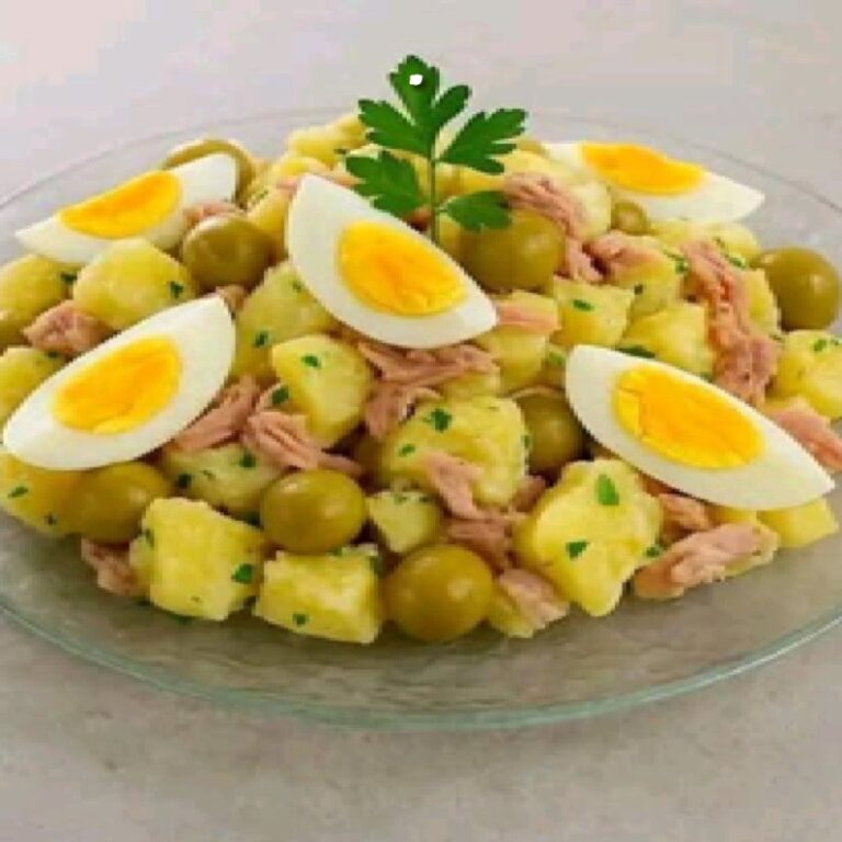 Insalata di Patate con Tonno e Uova