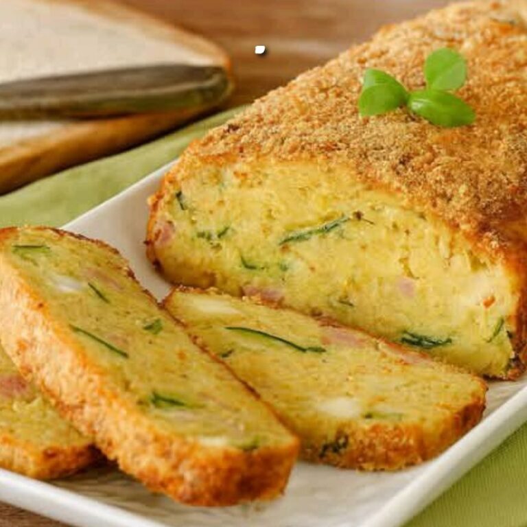 Con questo polpettone di zucchine mi sento sazia e leggera