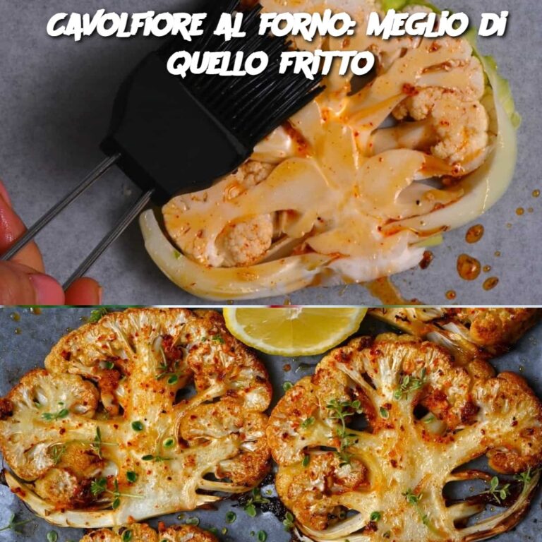 Cavolfiore al forno: meglio di quello fritto