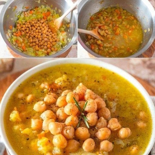 Zuppa di ceci: semplice, cremosa e semplice da preparare