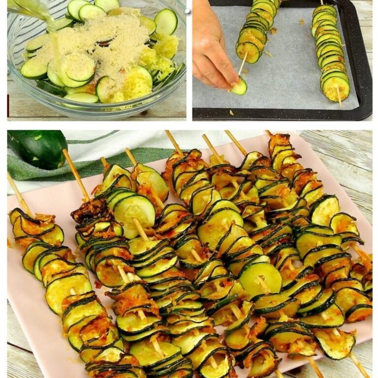 Spiedini di zucchine: come servire un contorno delizioso in modo originale!