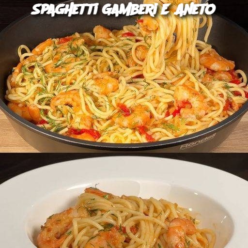 Spaghetti Gamberi E Aneto