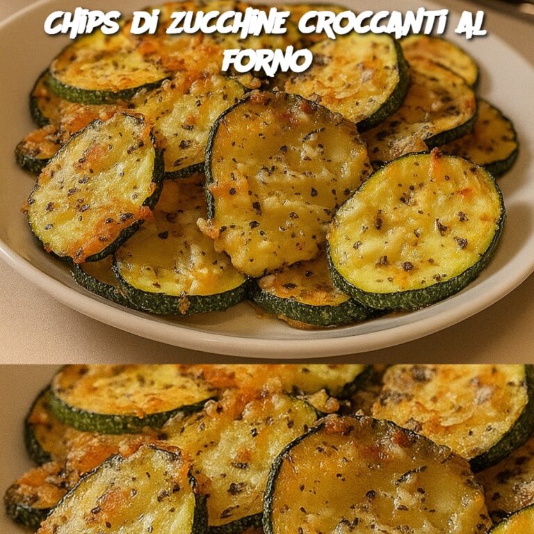 Chips di zucchine croccanti al forno