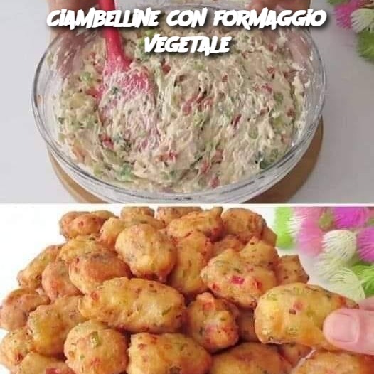 Ciambelline con formaggio vegetale
