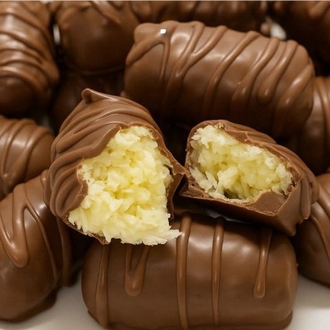 Caramelle al cioccolato al latte con 4 semplici ingredienti, in pochi minuti