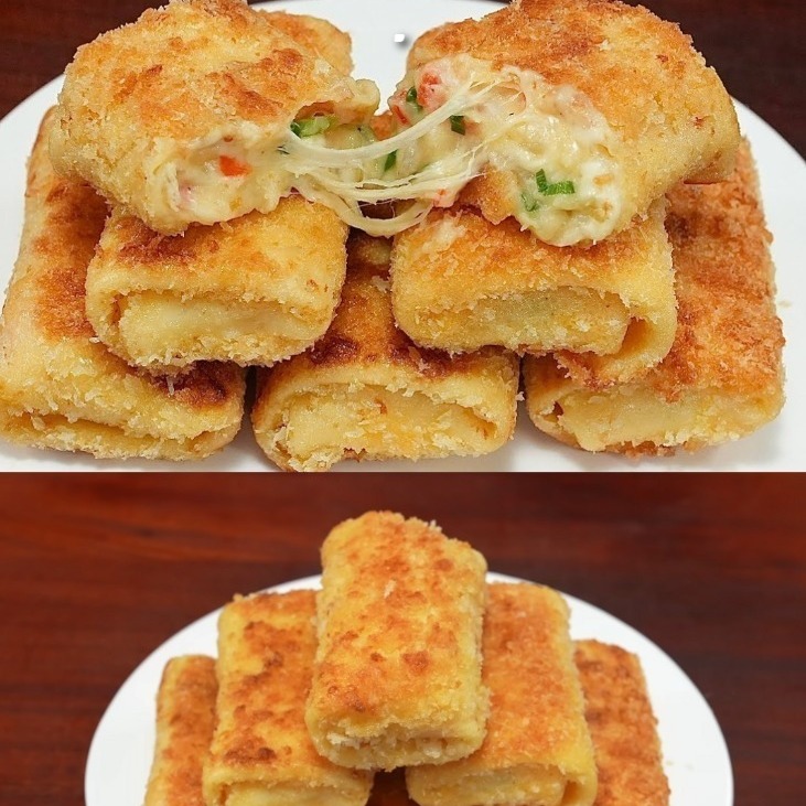 Toast saporito con formaggio e ricotta e verdure fresche