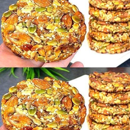 Ricette deliziose: biscotti sani con noci e semi