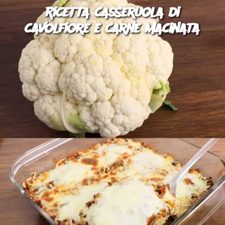 Ricetta casseruola di cavolfiore e carne macinata