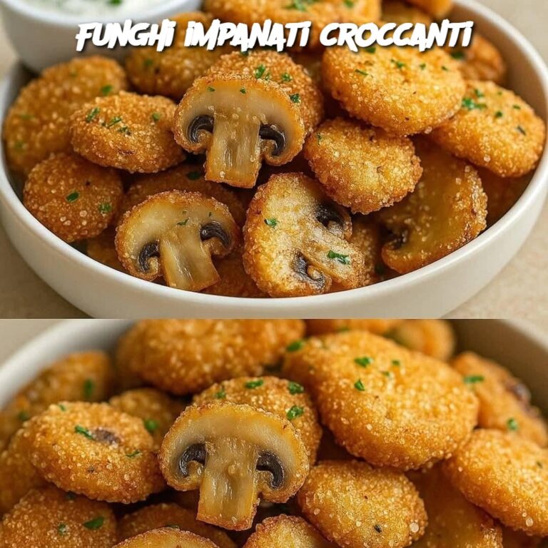 Funghi impanati croccanti