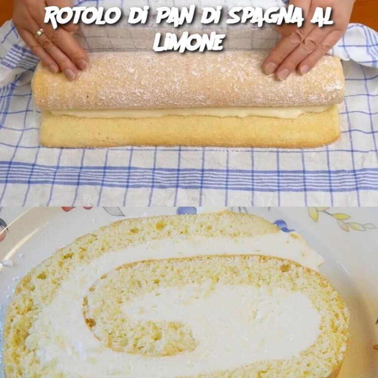 Rotolo di Pan di Spagna al Limone