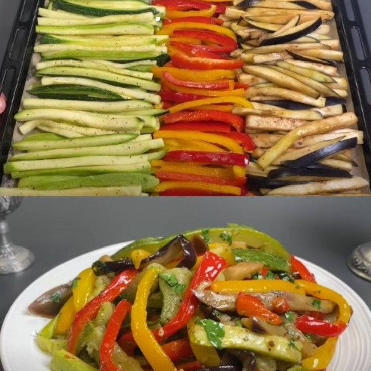 Le Verdure al Forno più Deliziose! Ricetta Magica! Salutare e Facile!