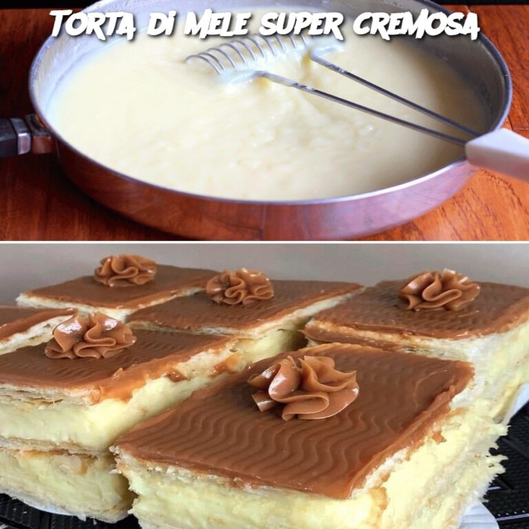 Torta di mele super cremosa