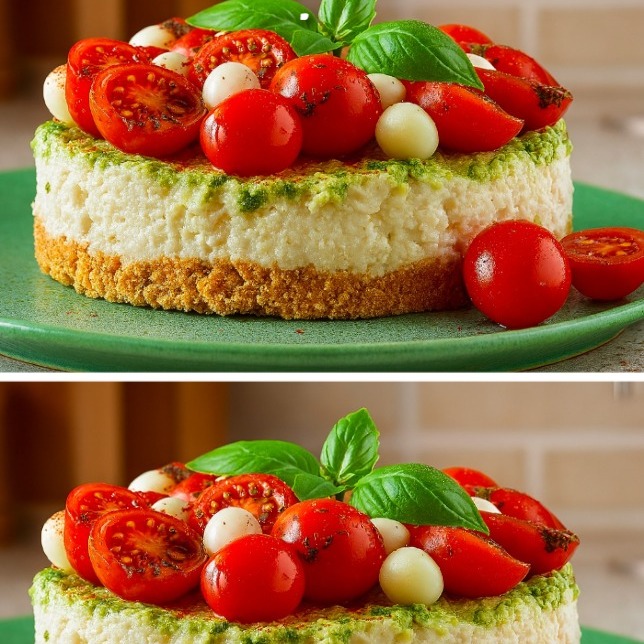 Come preparare una cheesecake salata gusto caprese: fresca, sfiziosa e perfetta per l’estate