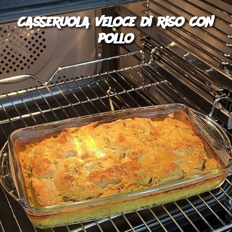 Casseruola veloce di riso con pollo