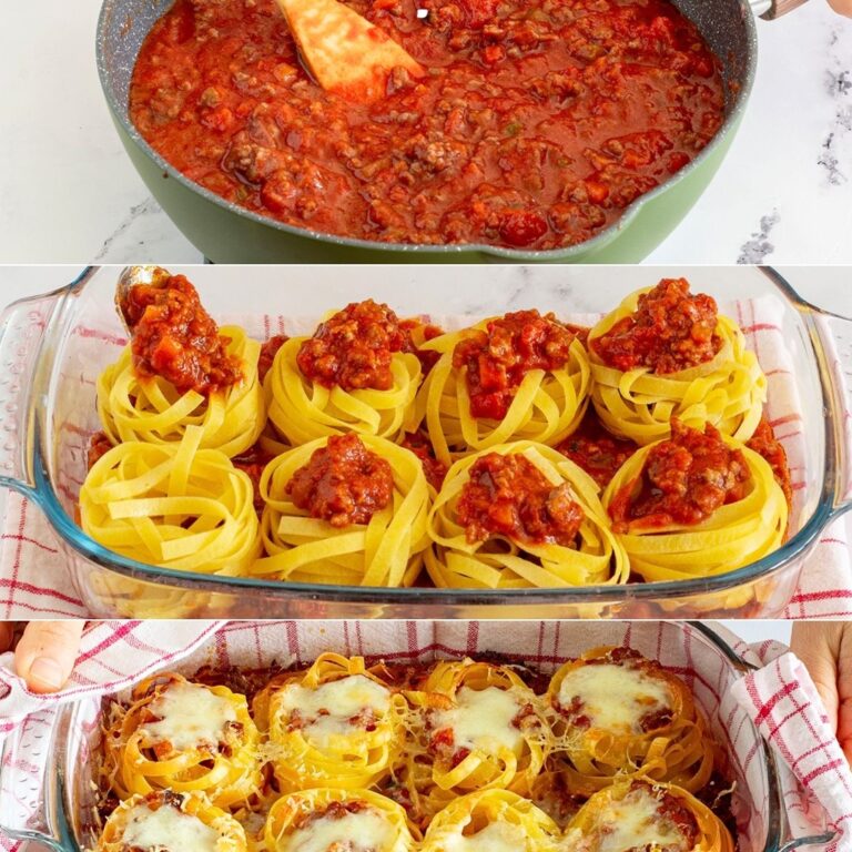 Nidi di tagliatelle al forno: la ricetta dei primi ricchi e filanti